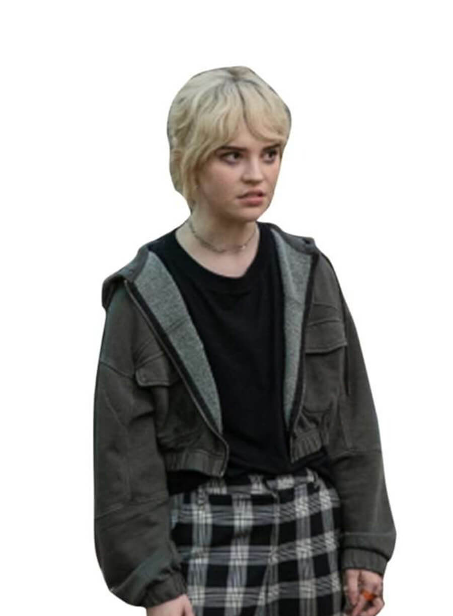 Yellowjackets Teen Sophie Thatcher Natalie Cropped Jacket
