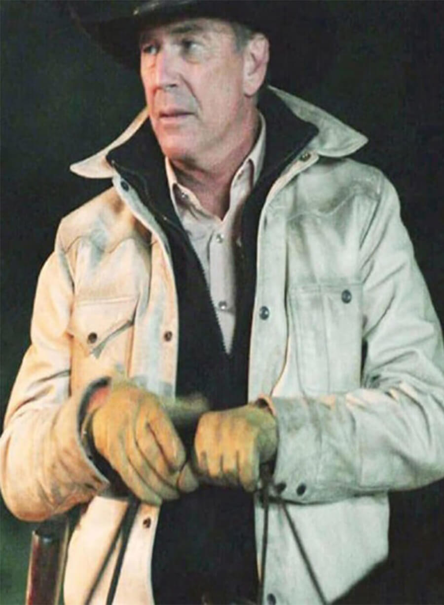 Yellowstone John Dutton Season 5 White Jacket