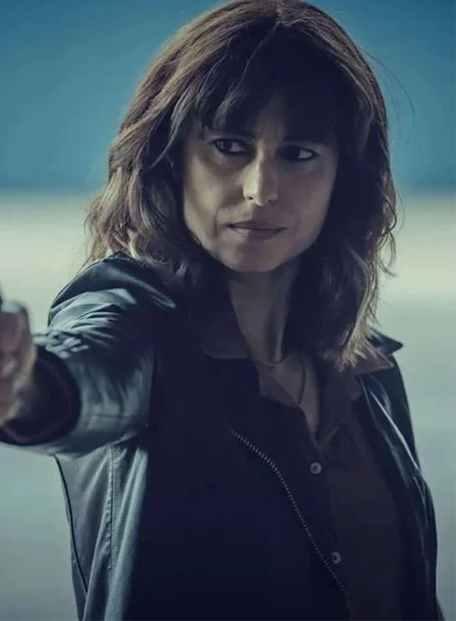 Zahra Ahmadi Betrayal 2026 Mehreen Askari-Evans Leather Jacket