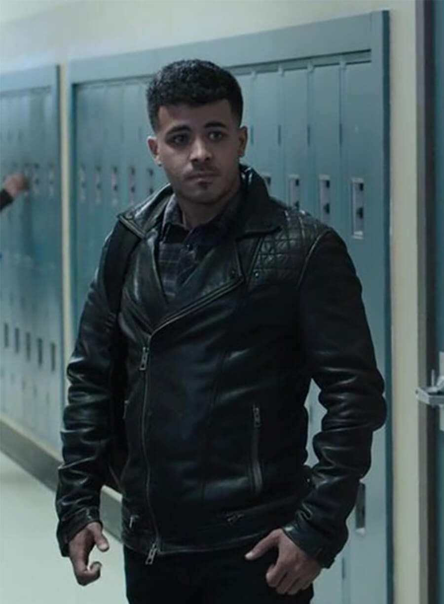 13 Reasons Why Christian Navarro Tony Biker Leather Jacket