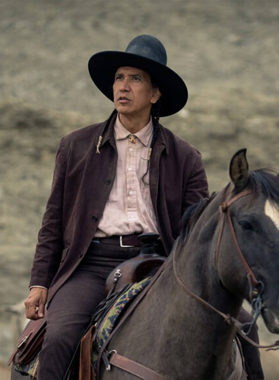 1923 Michael Greyeyes Hank Brown Cotton Jacket