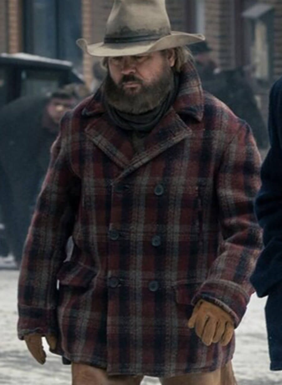 1923 Season 2 Jerome Flynn Banner Creighton Wool Plaid Jacket 