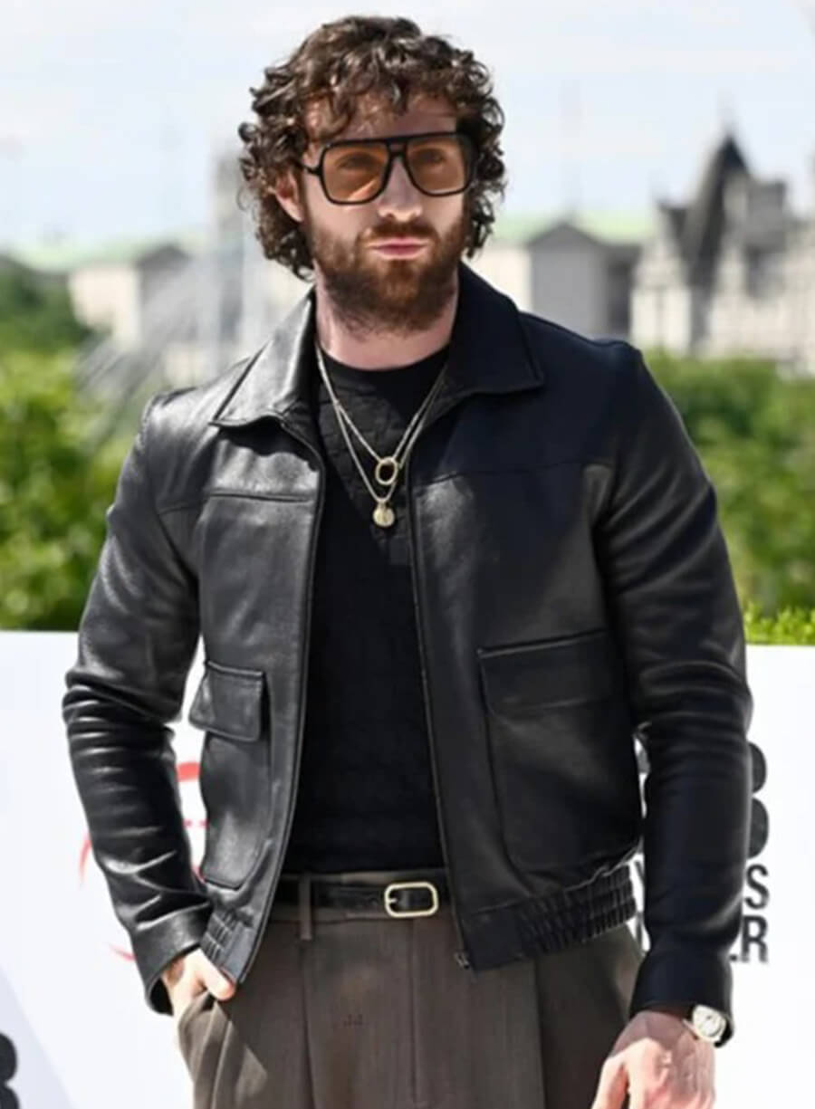 28 Year Later Aaron Taylor Johnson jamie Black Leather Jacket
