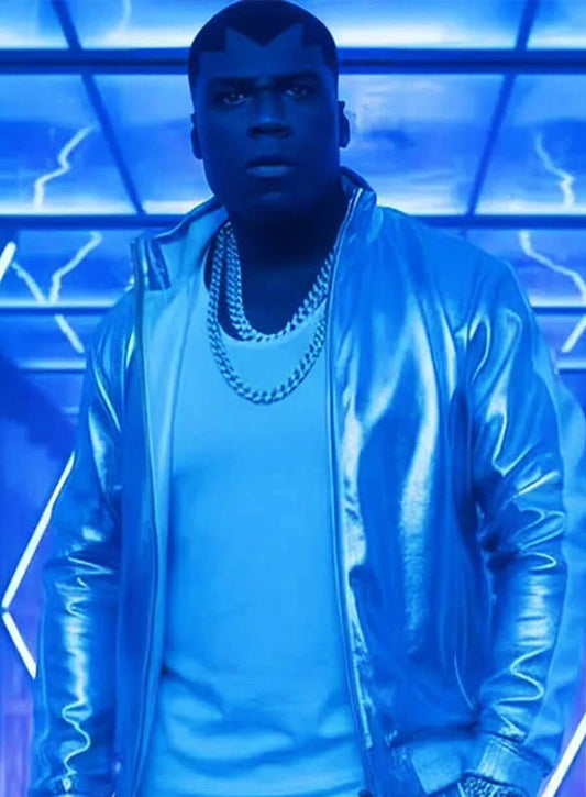 50 Cent Barlog Street Fighter 2026 Silver Jacket