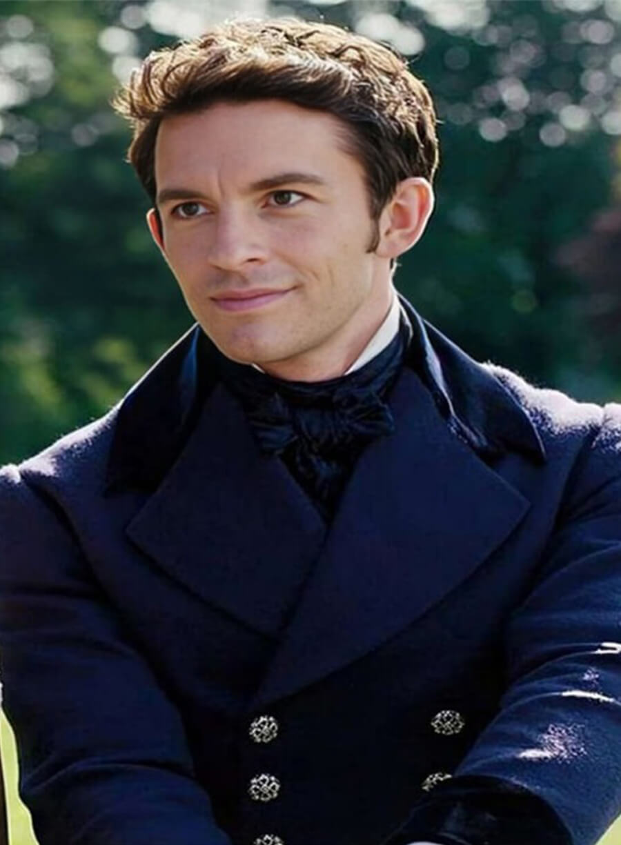 Bridgerton Jonathan Bailey Lord Anthony Bridgerton Blue Tailcoat