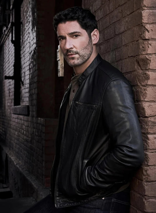 CIA 2026 Tom Ellis Colin Glass Leather Jacket