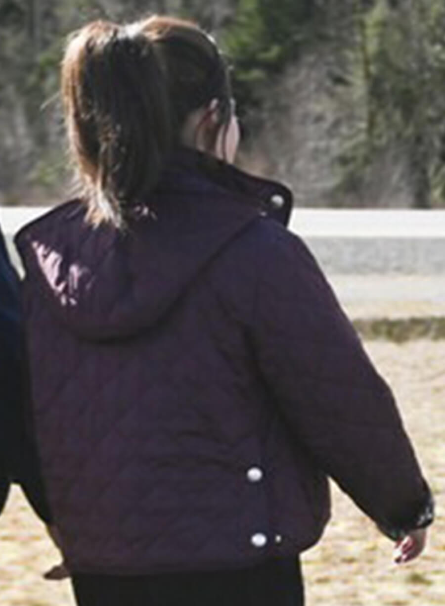 Fiona Rene Tracker S01 Reenie Maroon Quilted Jacket
