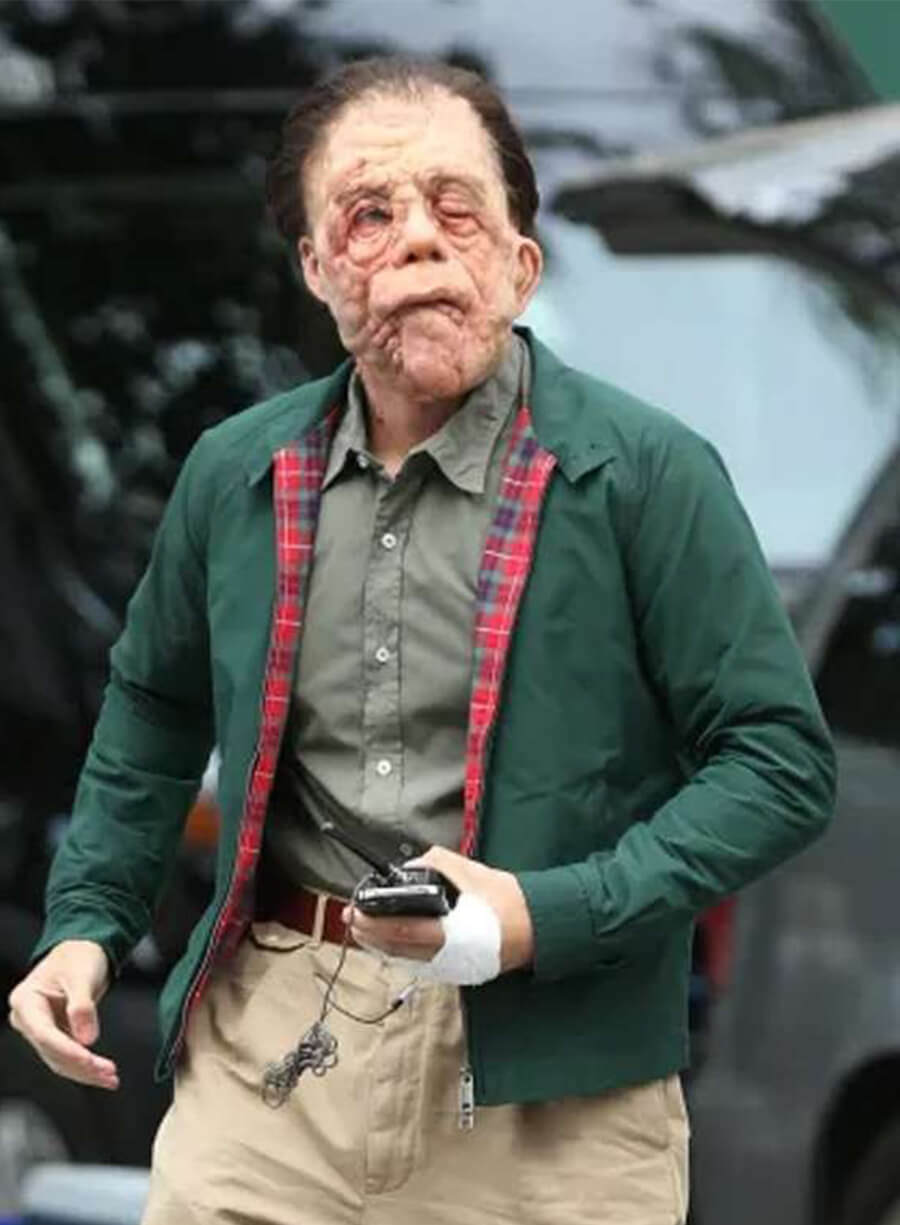 A different Man Adam Pearson Oswald Green Jacket 