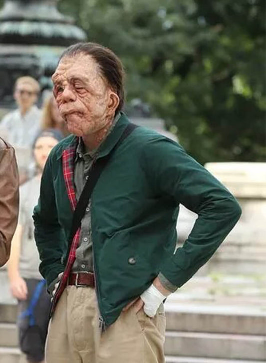 A different Man Adam Pearson Oswald Green Jacket 