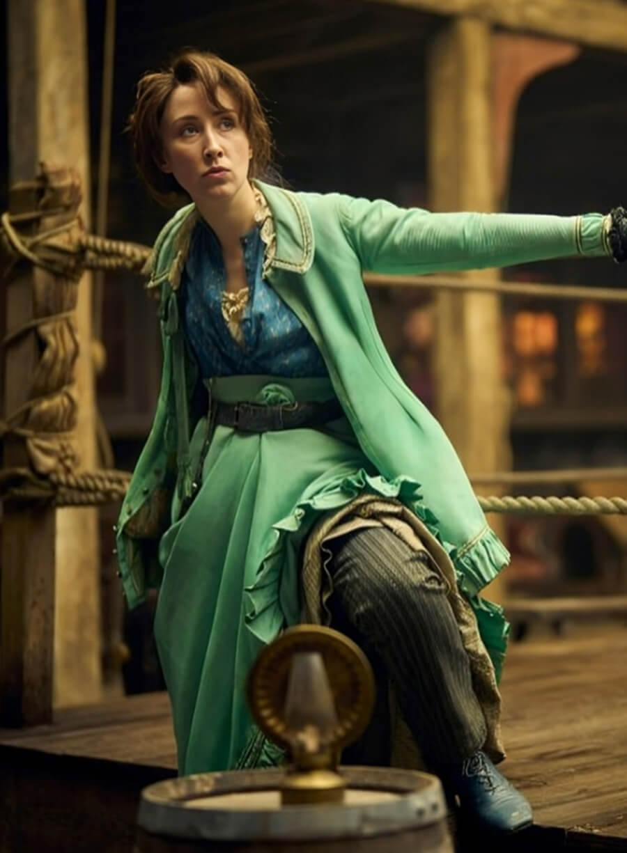 A Thousand Blows Erin Doherty Mary Carr Green Jacket