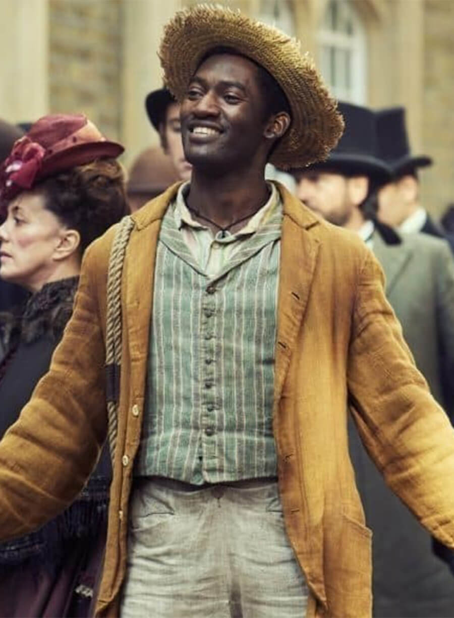 A Thousand Blows Malachi Kirby Hezekiah Moscow Brown Jacket