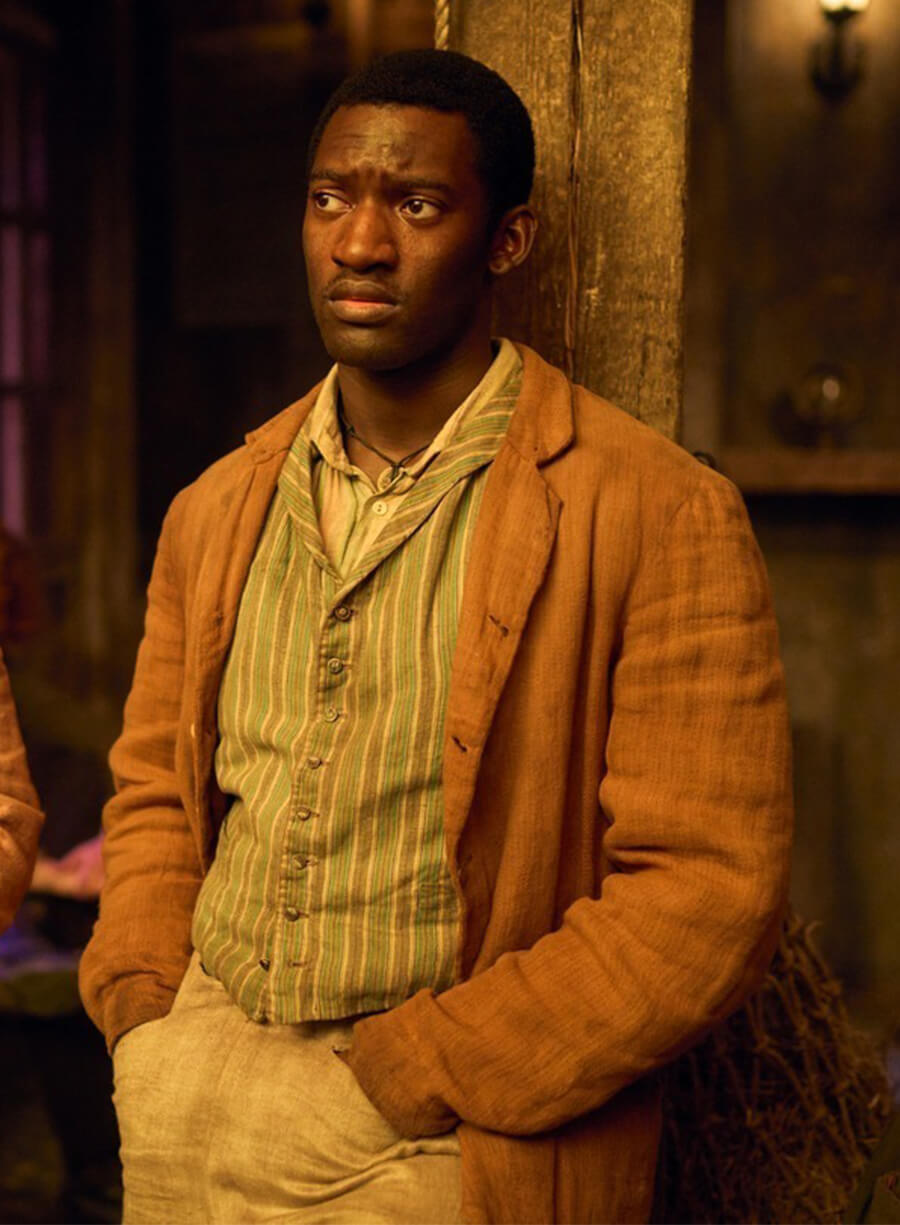 A Thousand Blows Malachi Kirby Hezekiah Moscow Brown Jacket