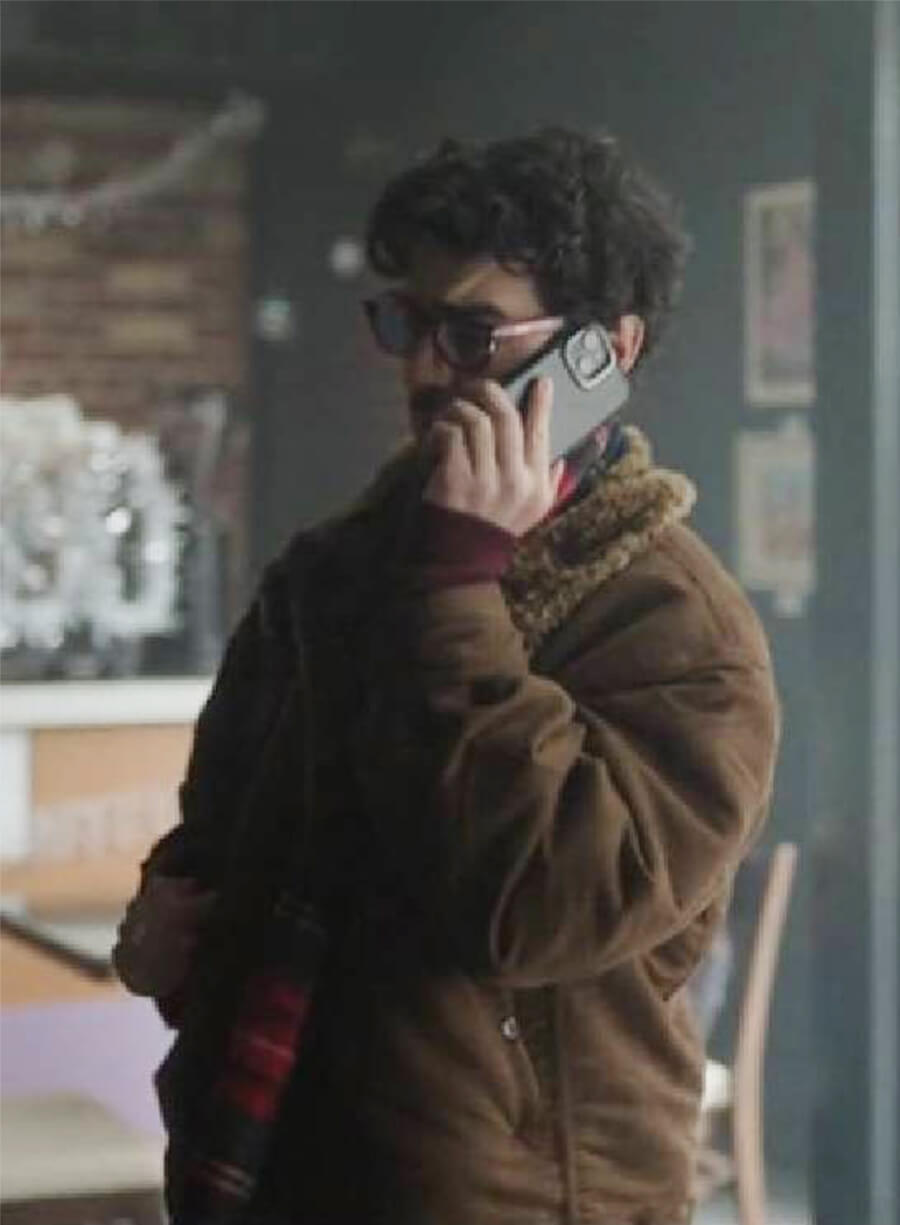 A Very Jonas Christmas Joe Jonas Brown Jacket