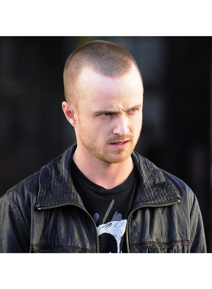 Aaron Paul Breaking Bad Jesse Pinkman Black Leather Jacket