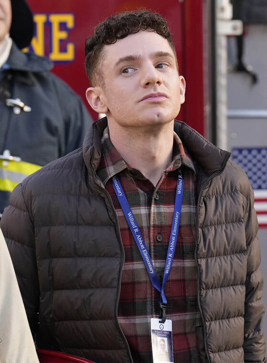 Abbott Elementary Chris Perfetti Jacob Hill Puffer Jacket 