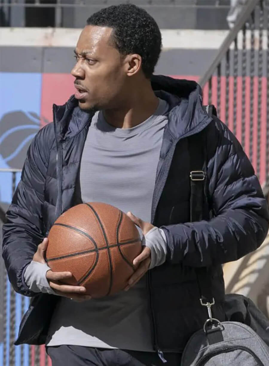 Abbott Elementary Gregory Eddie Black Puffer Jacket