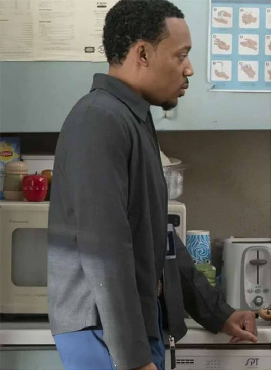 Abbott Elementary S04 Mark Meachum Grey Jacket