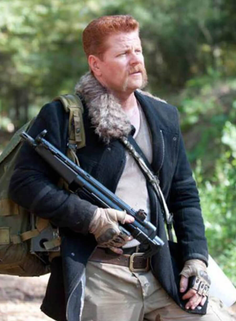 Abraham Ford The Walking Dead Black Wool Jacket