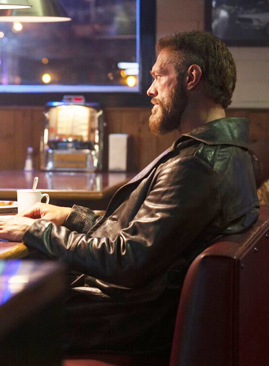 Adam Copeland Percy Jackson and the Olympians Ares Leather Coat