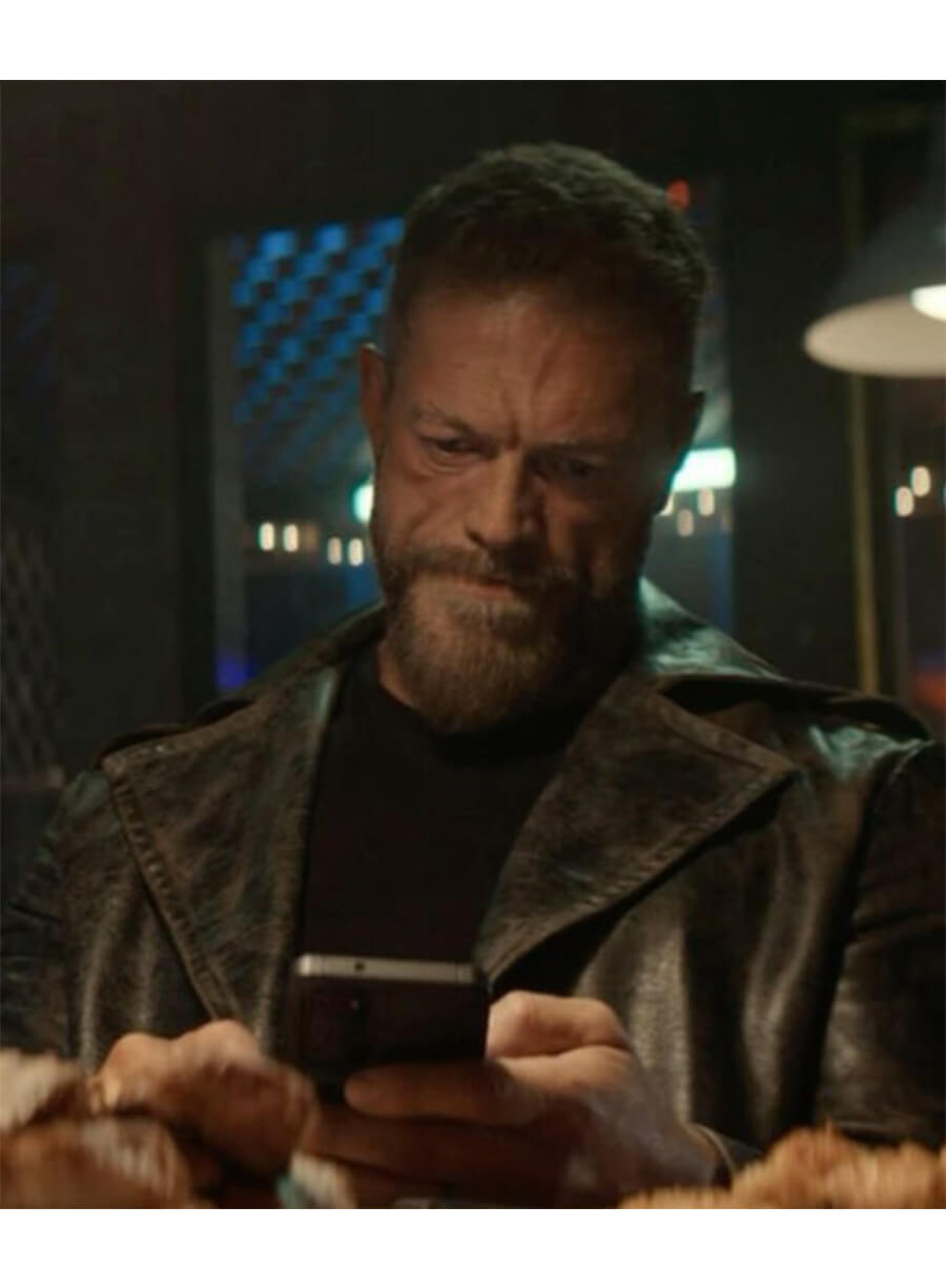 Adam Copeland Percy Jackson and the Olympians Ares Leather Coat