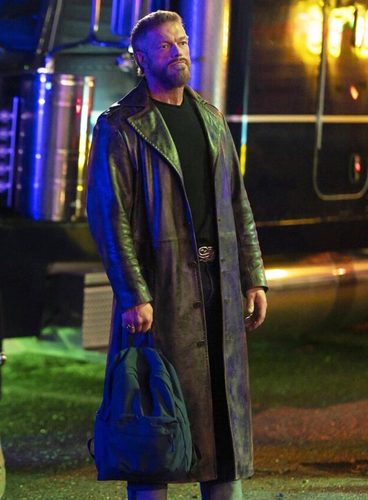 Adam Copeland Percy Jackson and the Olympians Ares Leather Coat