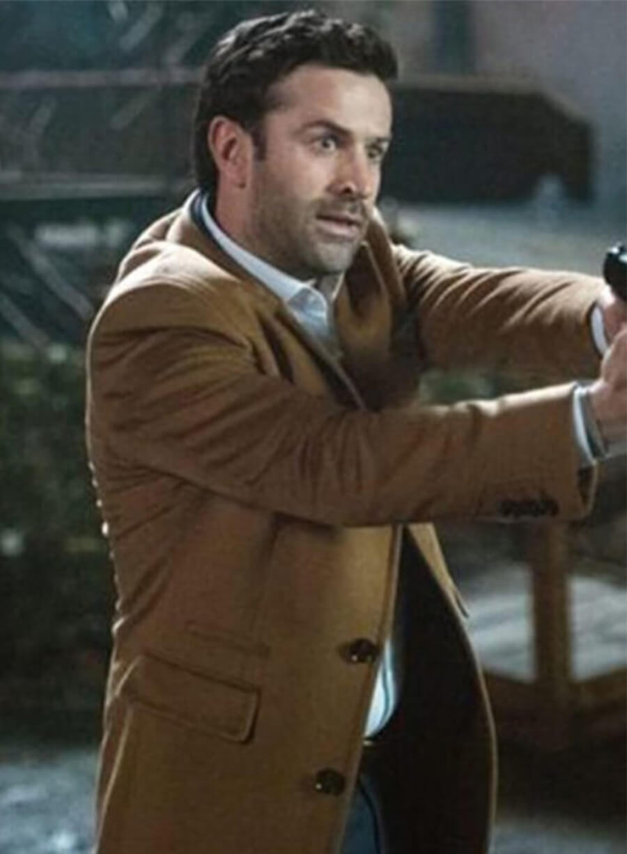 Adam Fergus Supernatural Mick Davies Brown Coat