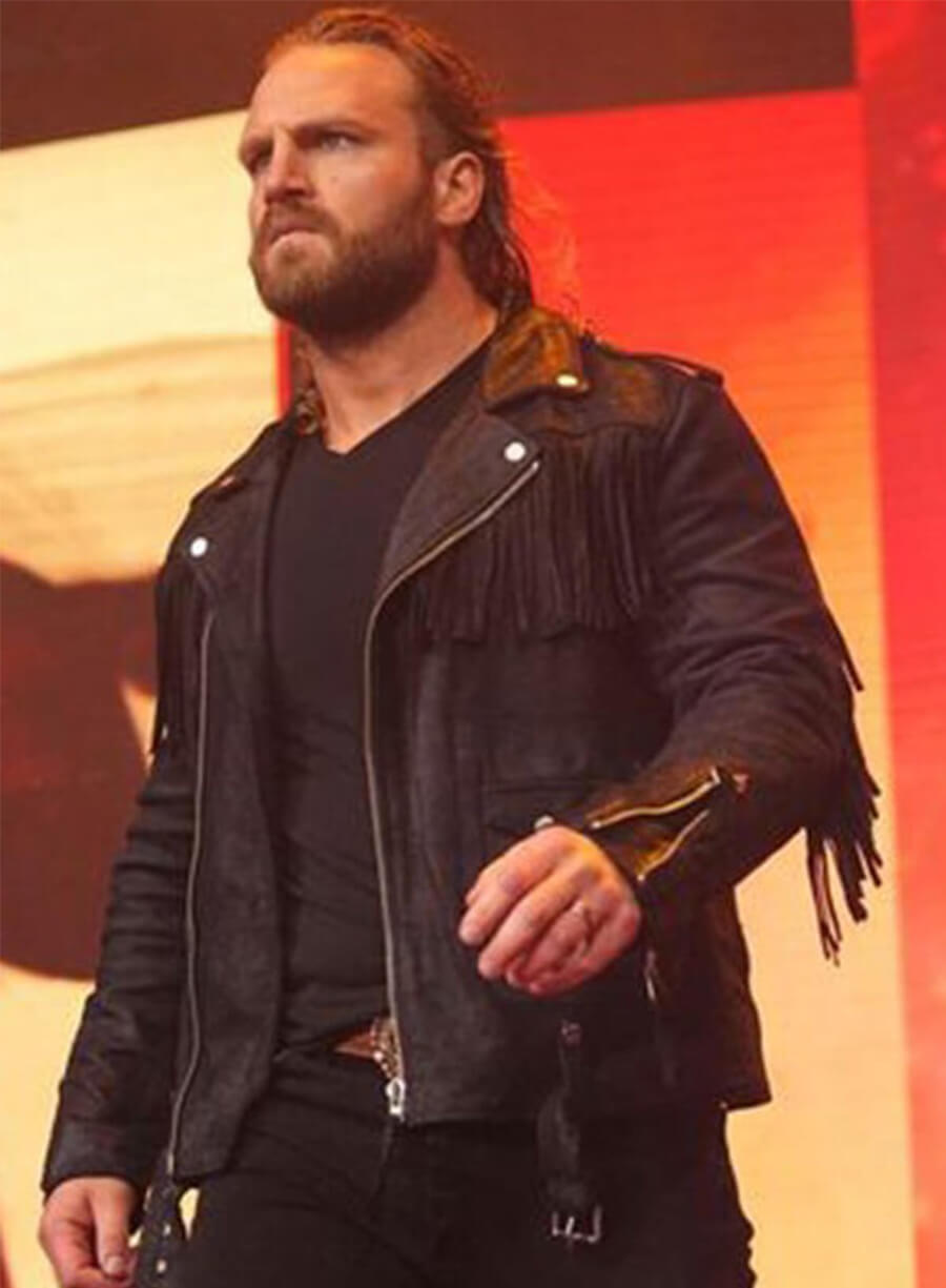 Adam Page Hangman Black Fringe Jacket