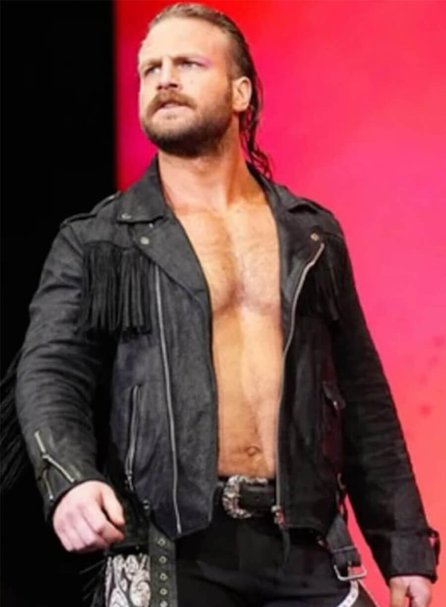 Adam Page Hangman Black Fringe Jacket