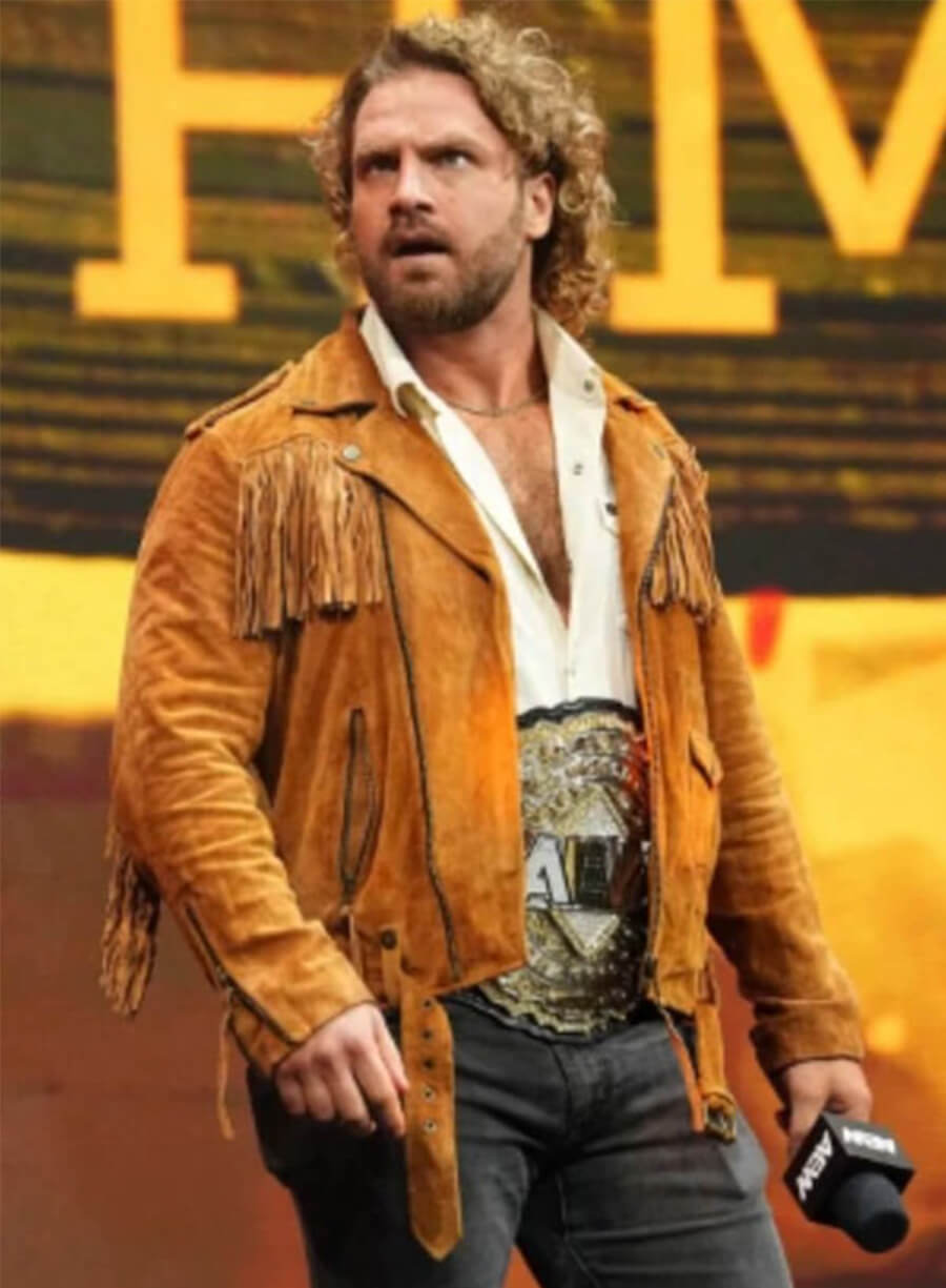 Adam Page Hangman Brown Suede Fringe Jacket