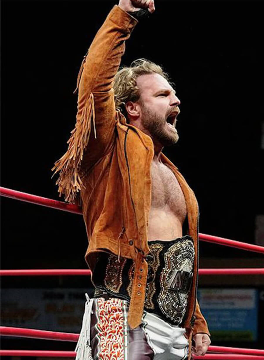 Adam Page Hangman Brown Suede Fringe Jacket