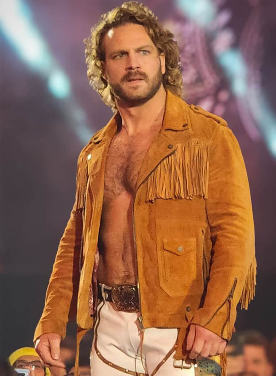 Adam Page Hangman Brown Suede Fringe Jacket