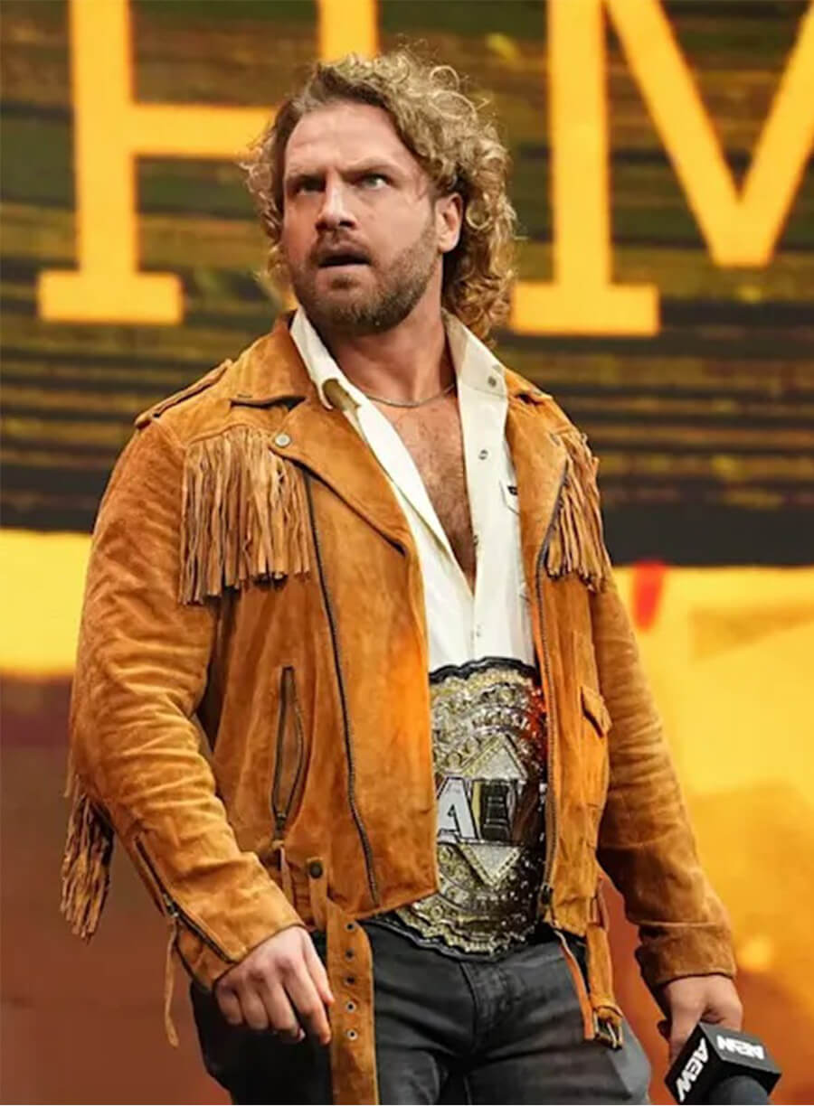 Adam Page Wrestler Brown Fringe Jacket 