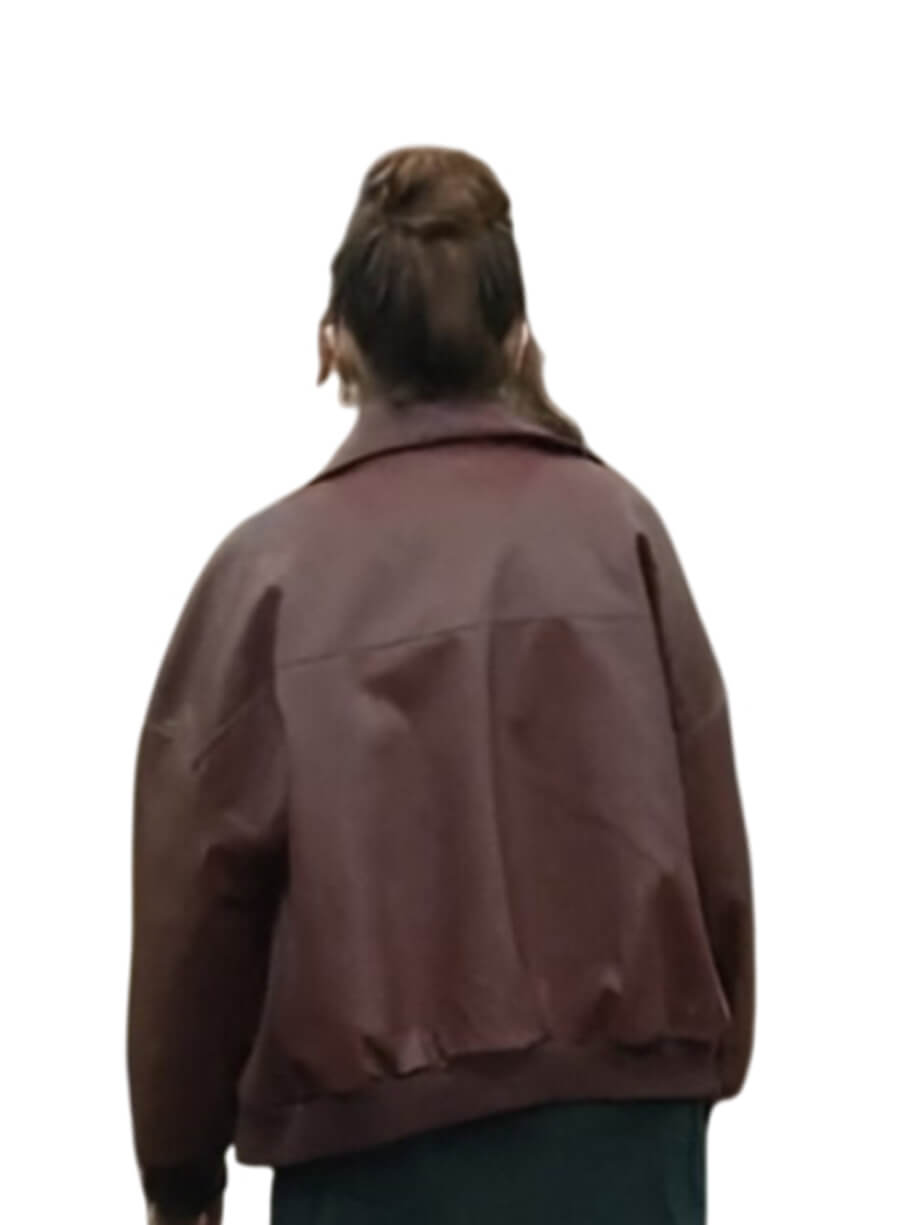 Aimee Lou Wood Daddy Issues Gemma Leather Jacket