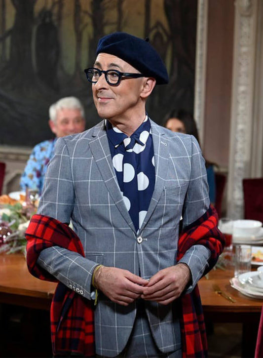 Alan Cumming The Traitors Grey Blazer