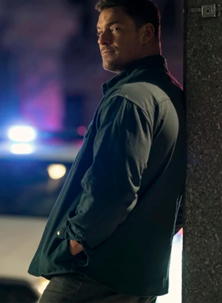 Alan Ritchson Neagley S01 Jack Reacher Grey Jacket 