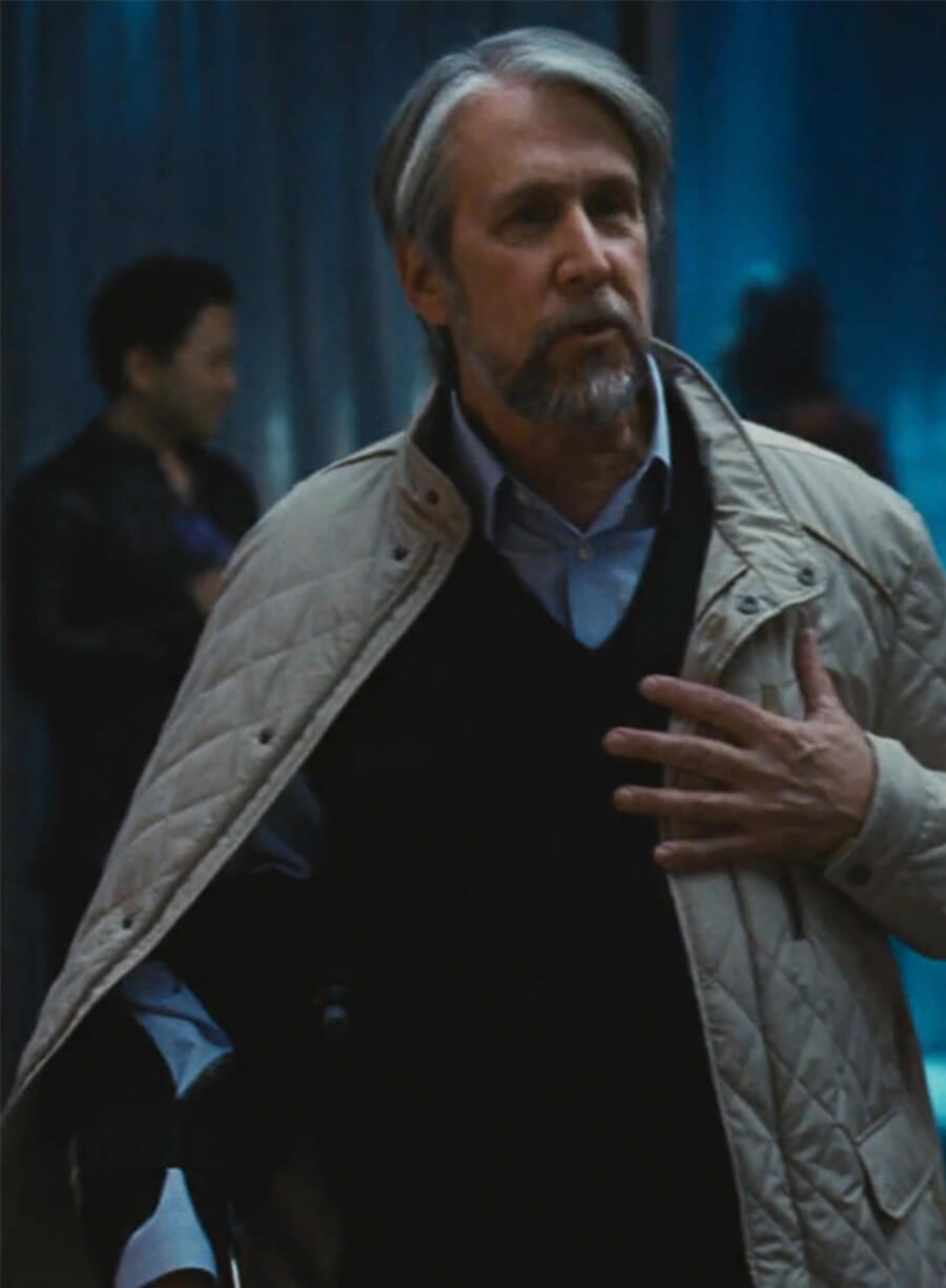 Alan Ruck Succession Connor Roy S03 Quilted Jacket