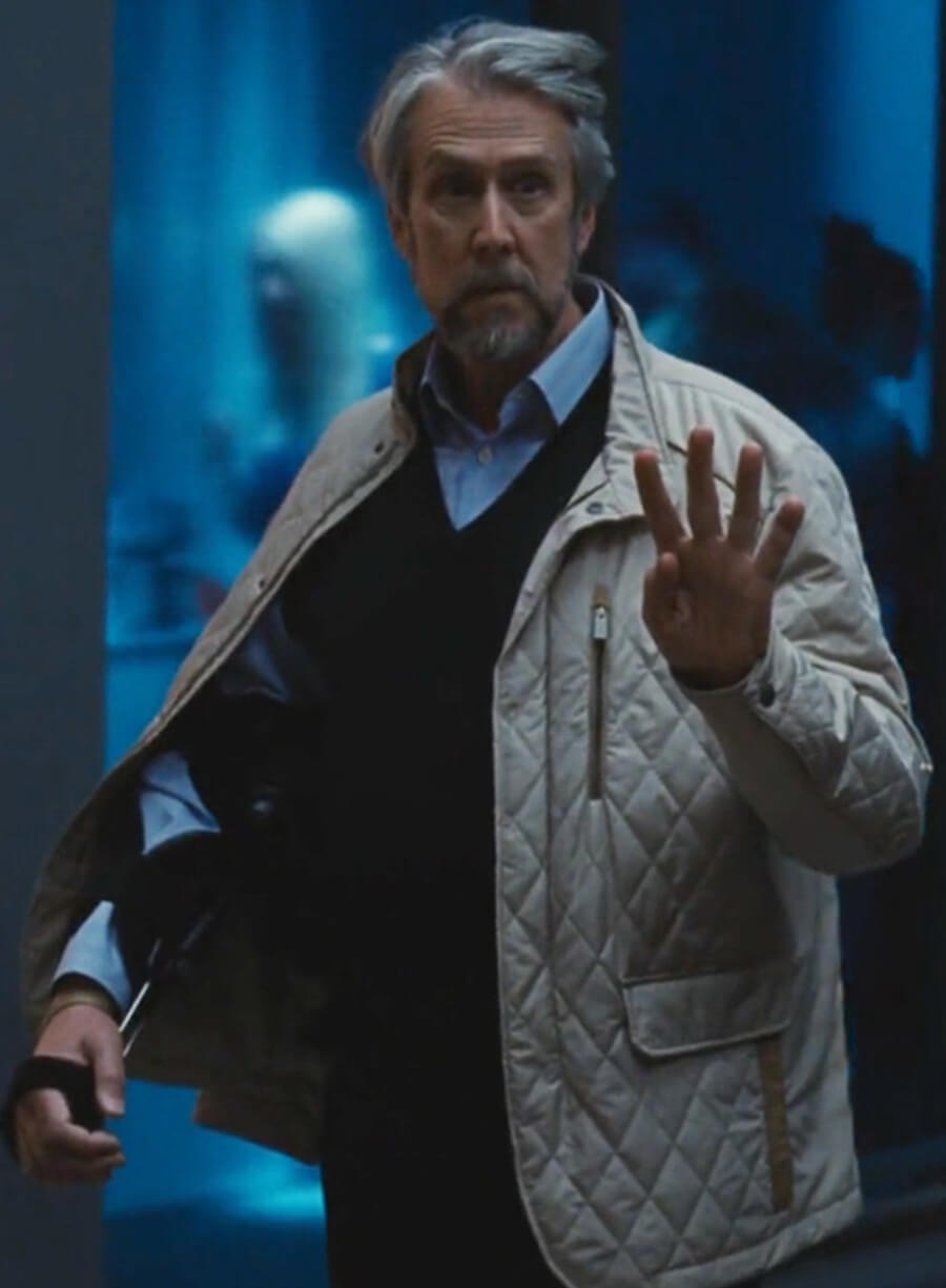 Alan Ruck Succession Connor Roy S03 Quilted Jacket
