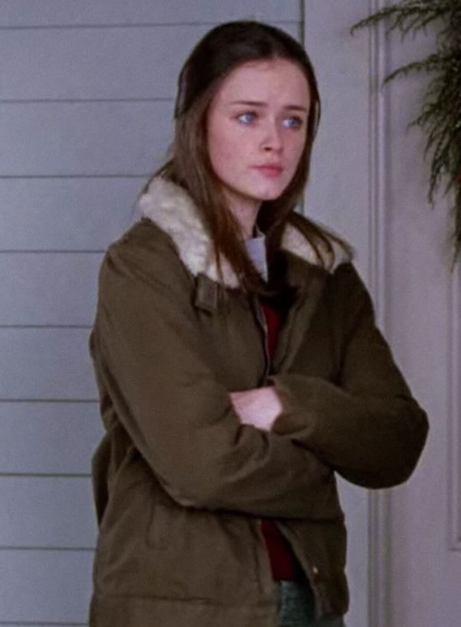 Alexis Bledel Gilmore Girls Rory Gilmore Brown Jacket