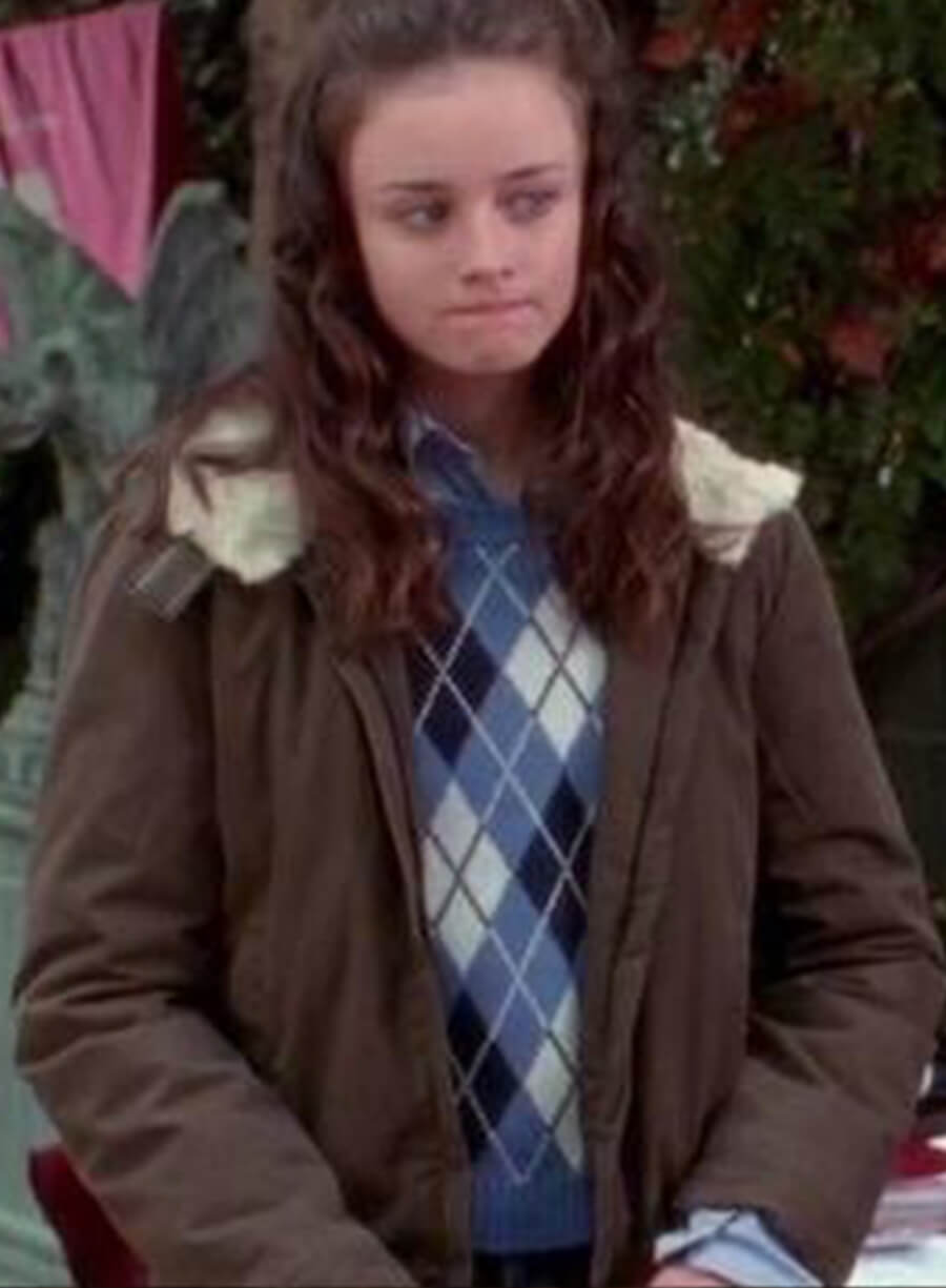 Alexis Bledel Gilmore Girls Rory Gilmore Brown Jacket
