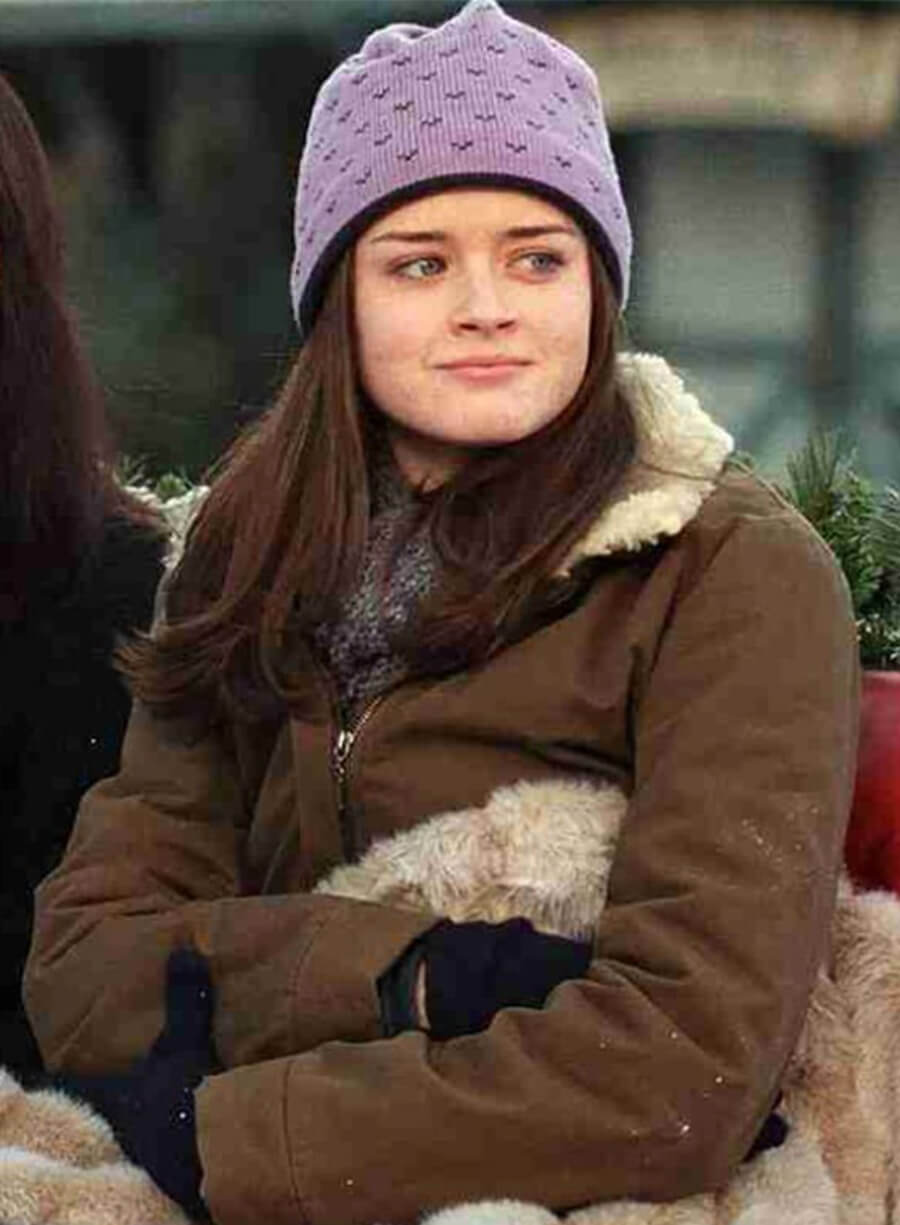 Alexis Bledel Gilmore Girls Rory Gilmore Brown Jacket