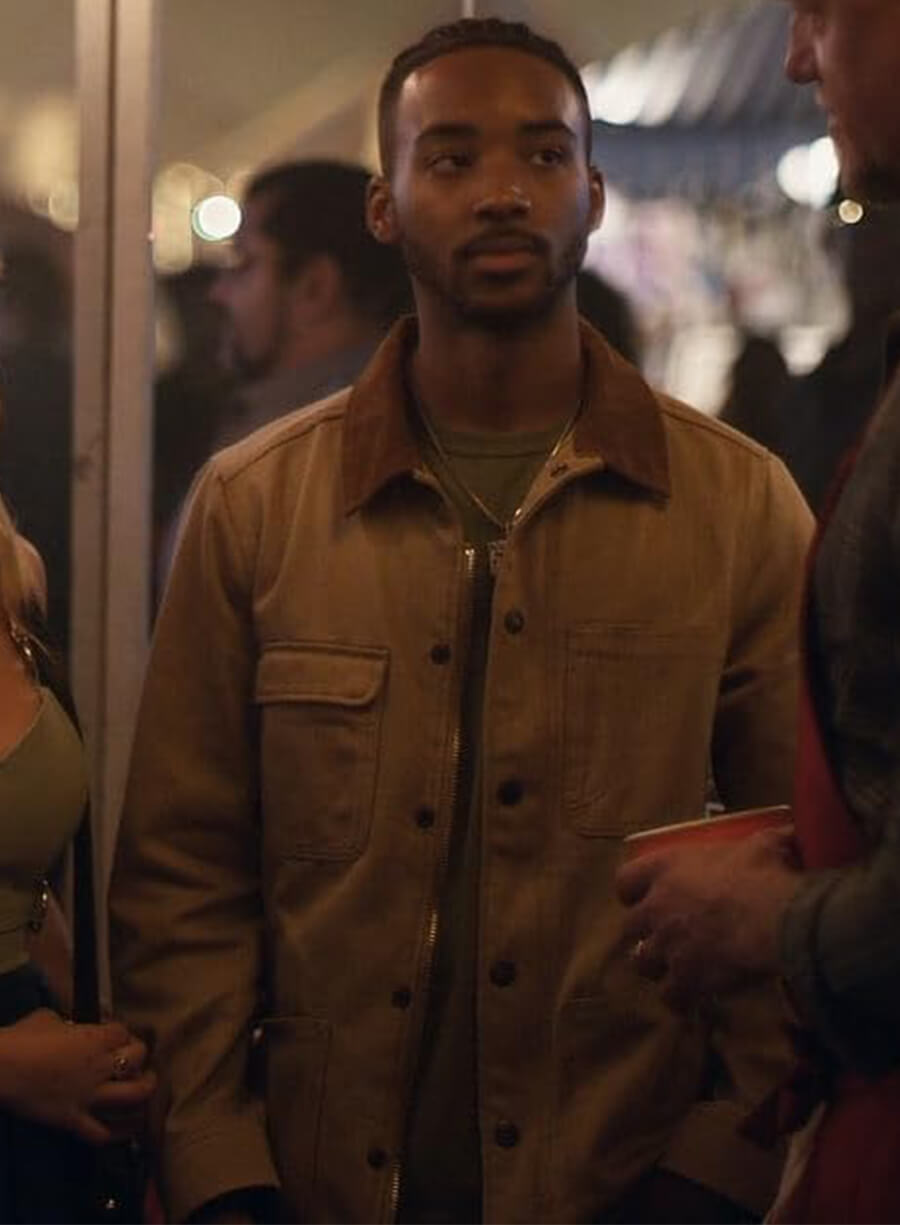 Algee Smith Euphoria Chris McKay Cotton jacket