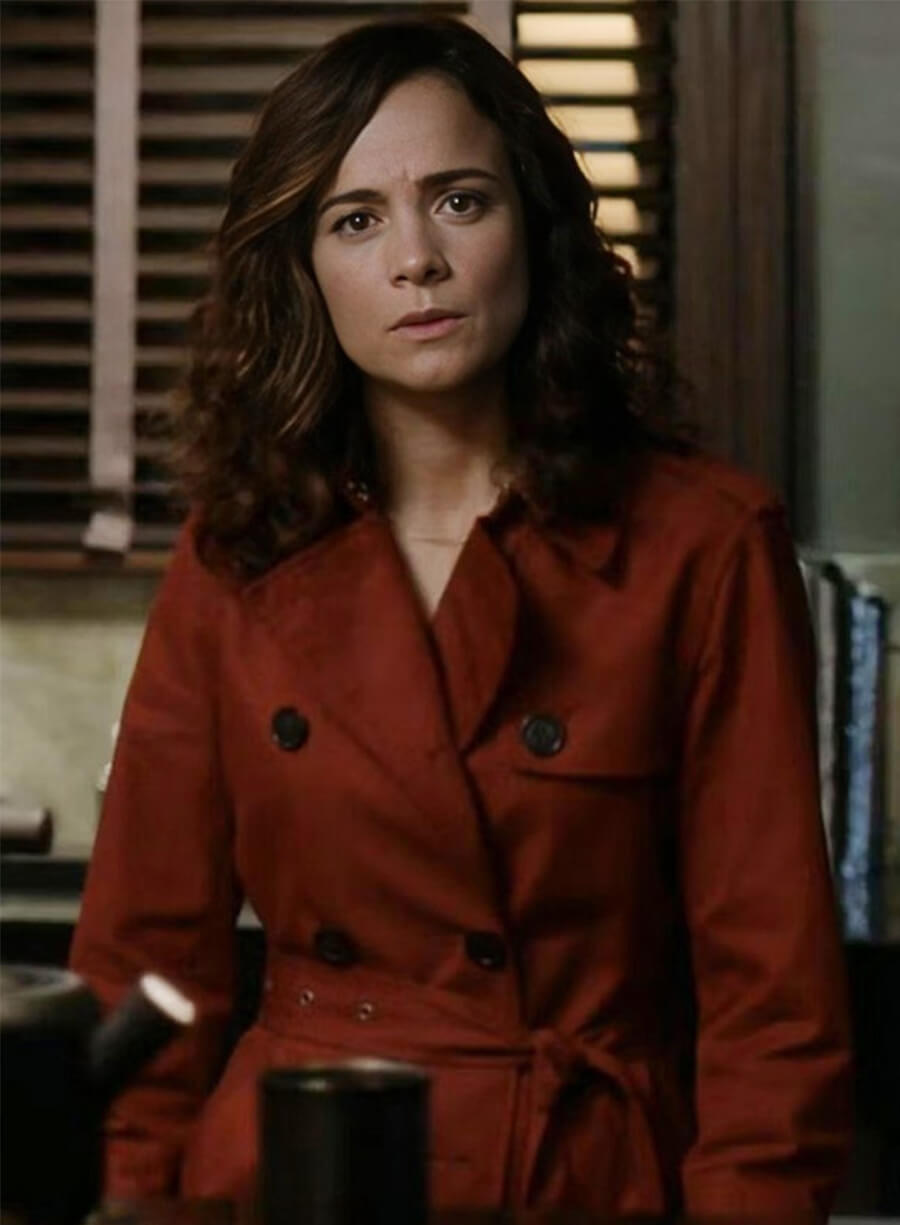 Alice Braga Dark Matter Amanda Lucas Red Coat