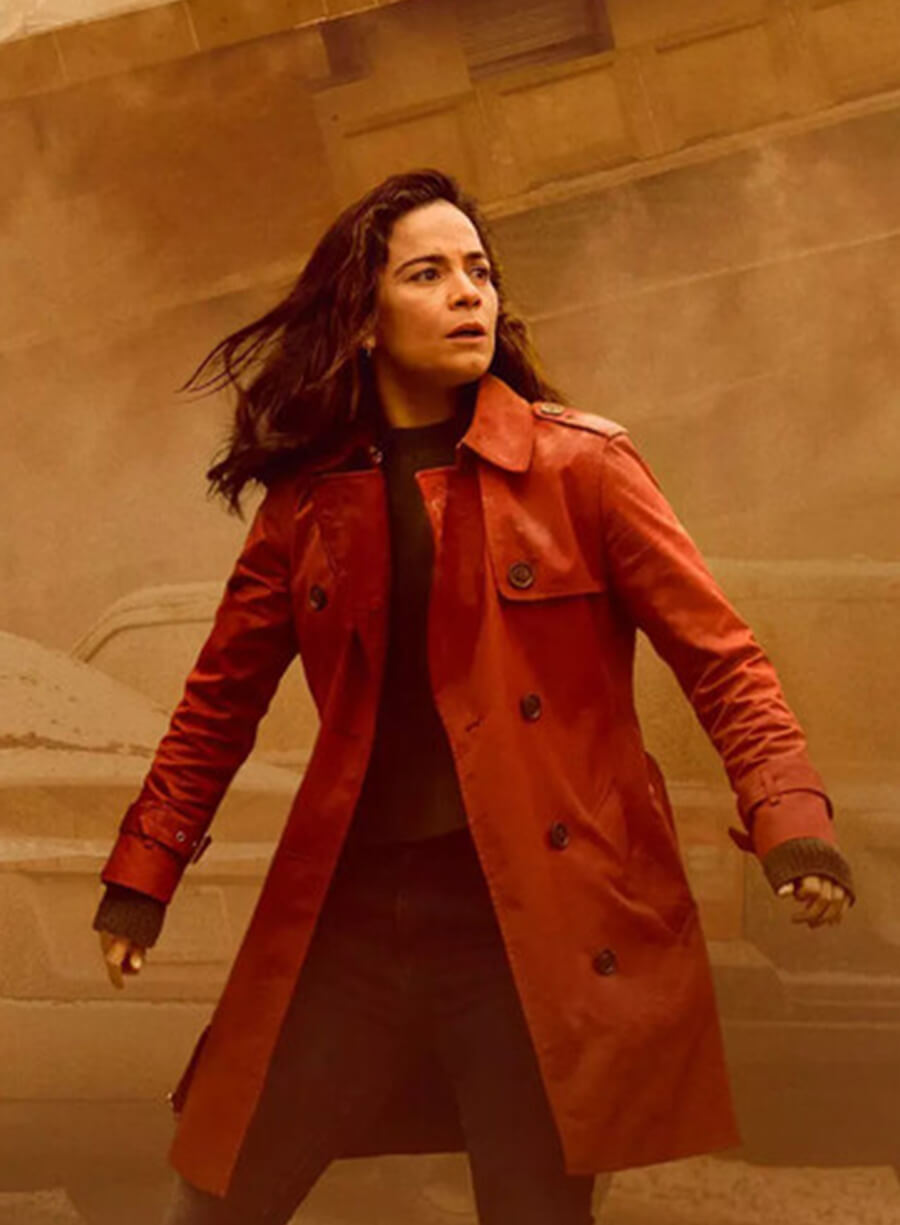 Alice Braga Dark Matter Amanda Lucas Red Coat