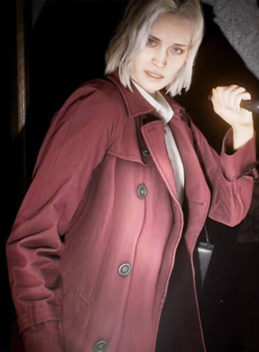 Alyssa Ashcroft Resident Evil: Requiem 2026 Maroon Coat