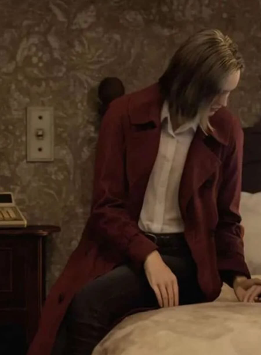 Alyssa Ashcroft Resident Evil Requiem RE9 Red Trench Coat
