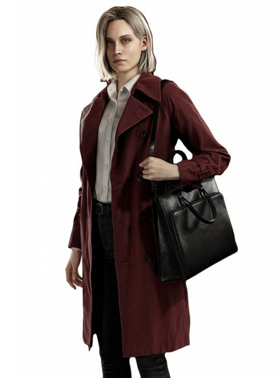Alyssa Ashcroft Resident Evil Requiem RE9 Red Trench Coat