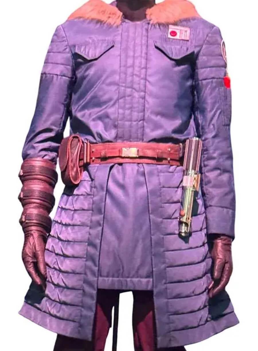 Anakin Skywalker Star Wars Ahsoka Purple Costume 