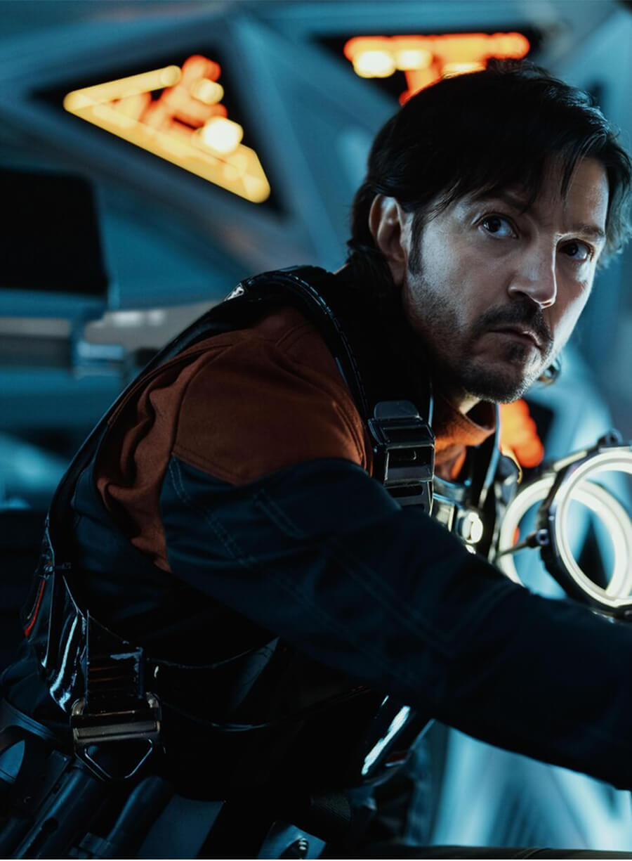 Andor Diego Luna Brown and Black jacket