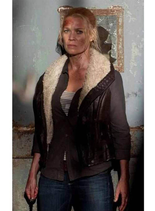 Andrea Laurie The Walking Dead Holden Fur Leather Vest