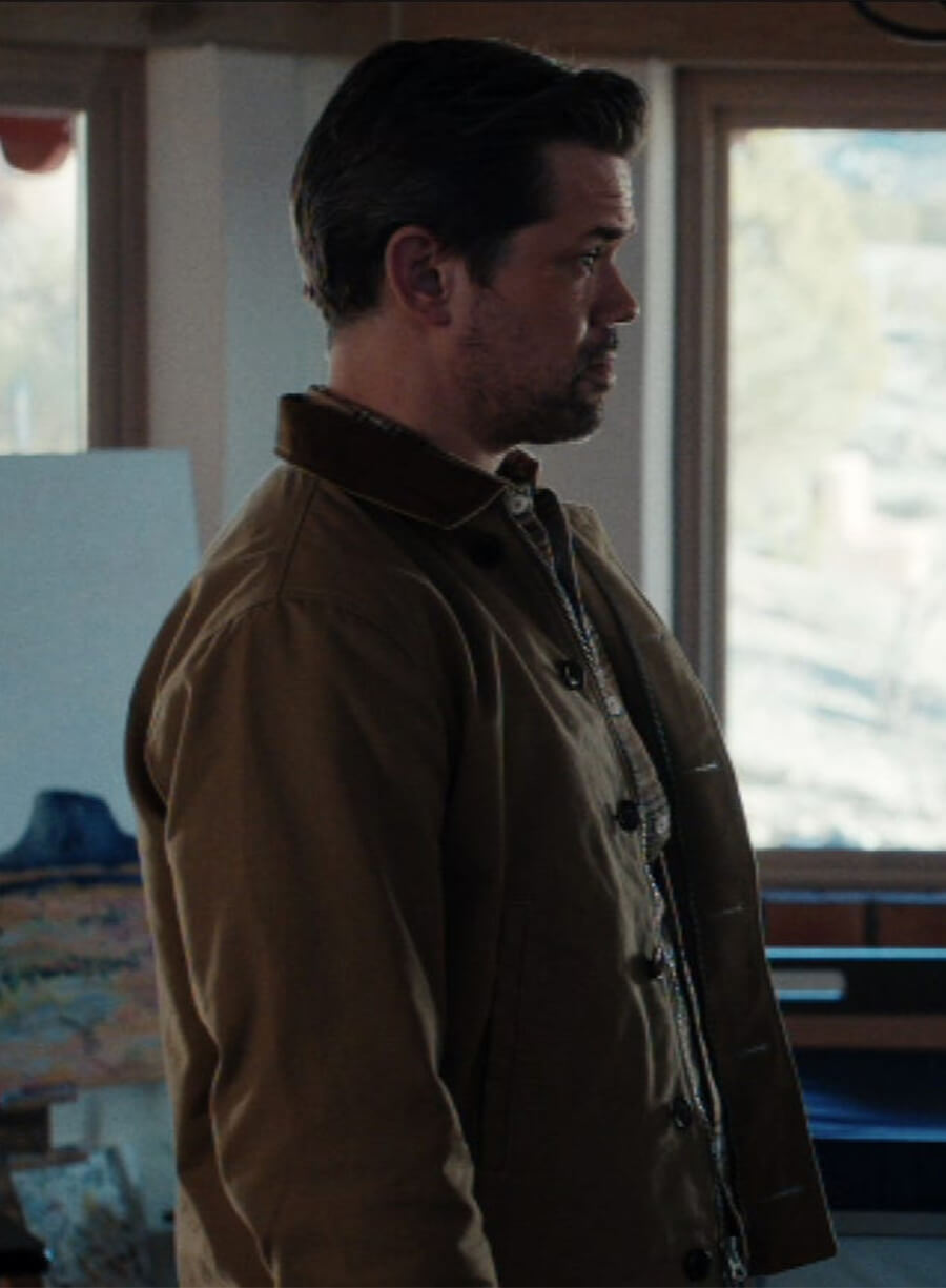 Andrew Rannells Miss You Love You 2026 Jamie Simms Brown Jacket